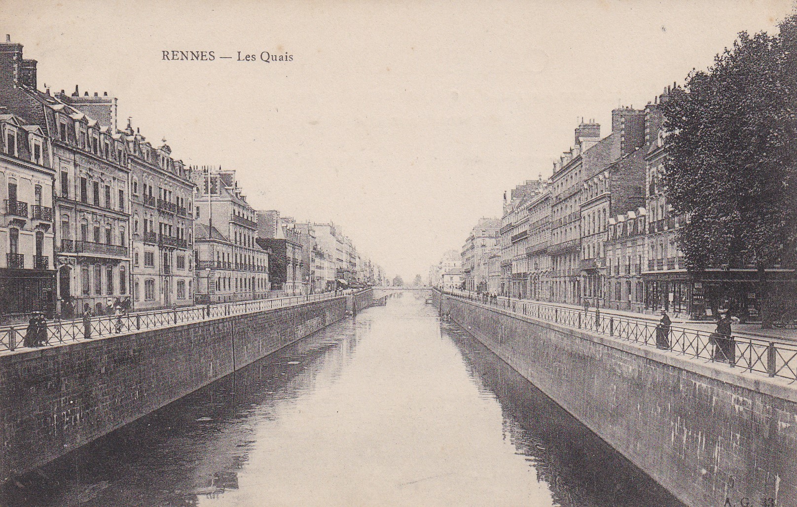 Rennes Les Quais - image numérique de Philippe MÉTAYER