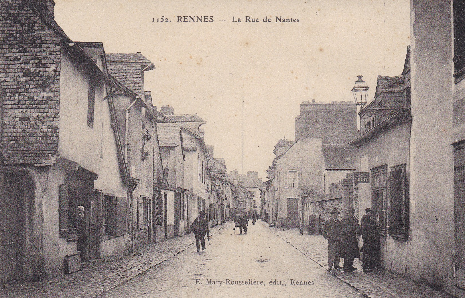 Rennes Rue de Nantes - image numérique de Philippe MÉTAYER