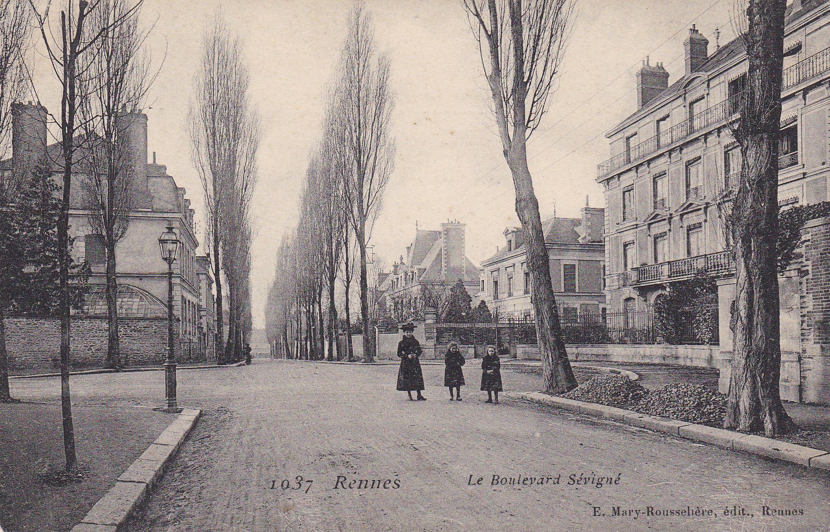Rennes Boulevard de Sévigné - image numérique de Philippe MÉTAYER