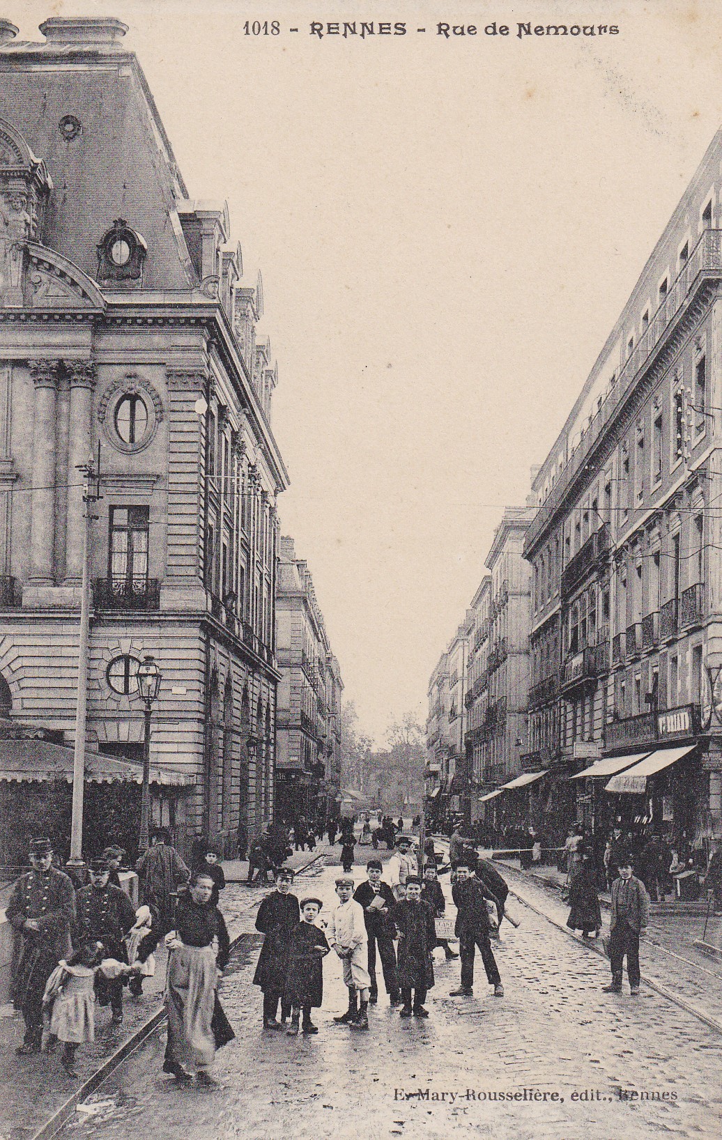 Rennes Rue de Nemours - image numérique de Philippe MÉTAYER