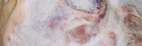 Salage d'une viande