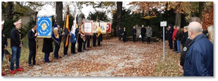 Volkstrauertag am Kriegerdenkmal in Spich 