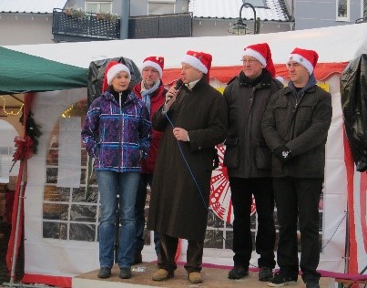 Eröffnung des Weihnachtsmarkts in Spich durch den Ortsringvorstand