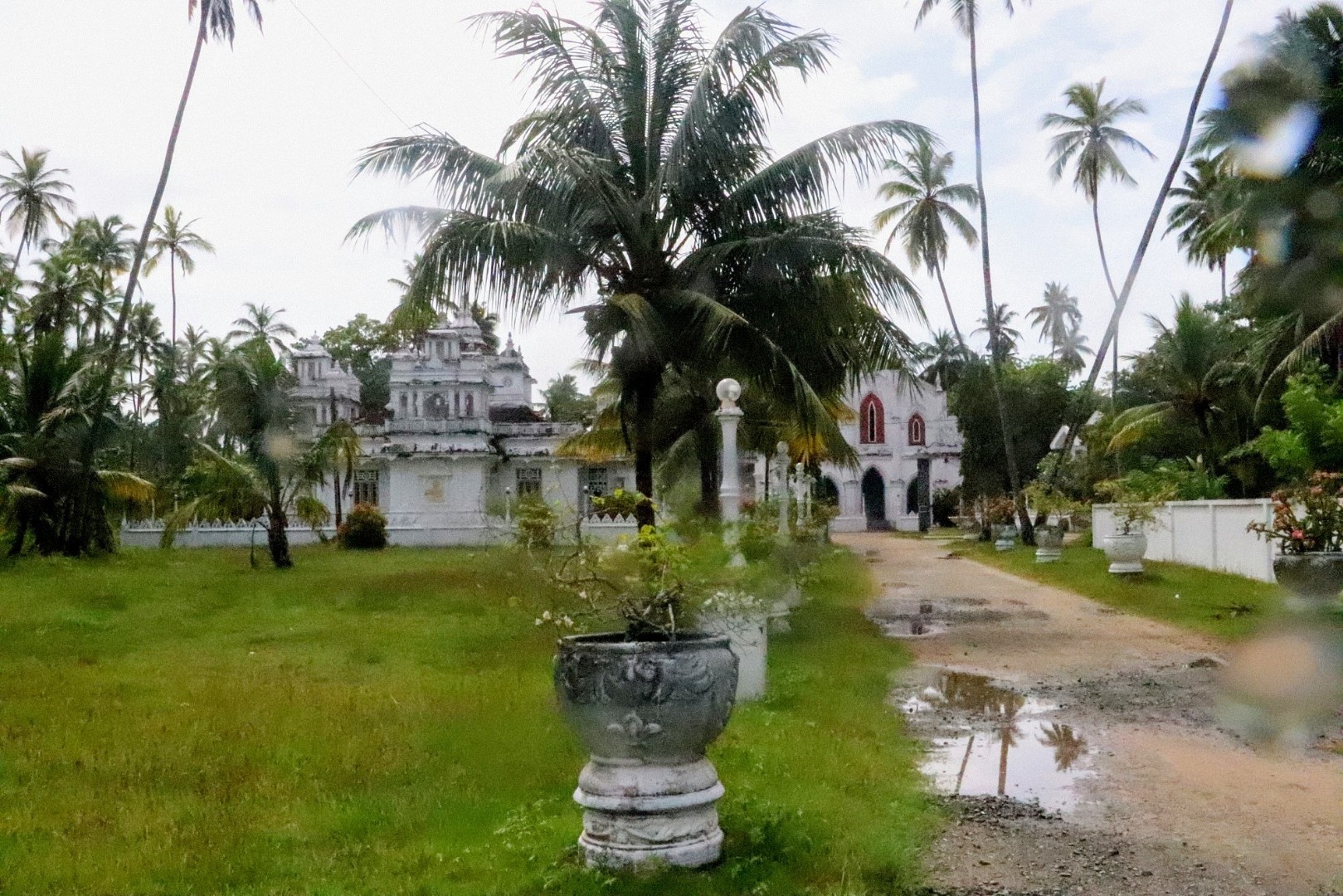 Monastery in the rain