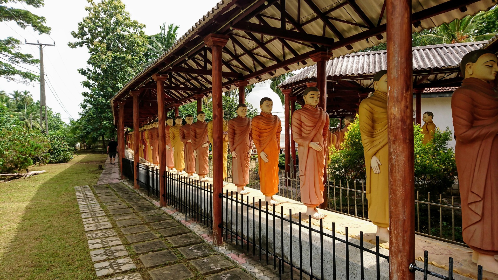 Buddha statues in a monastery