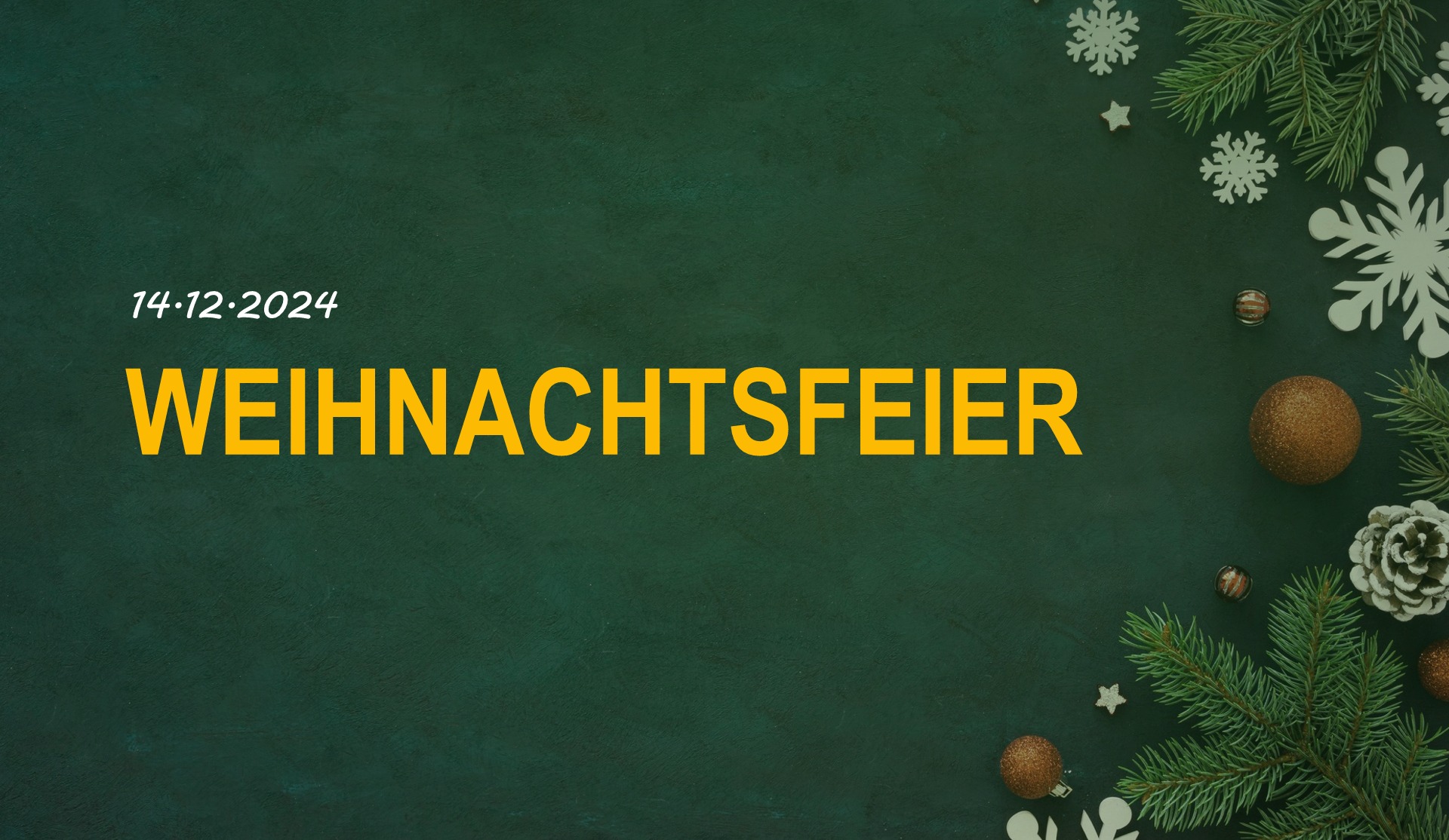 Weihnachtsfeier