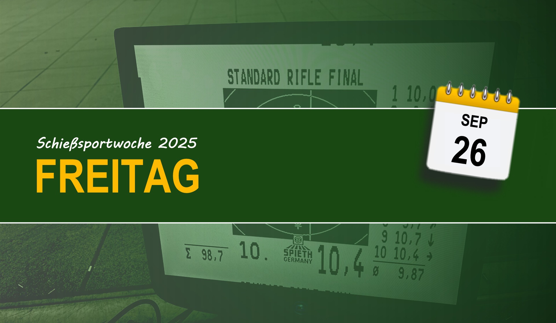 Schießsport-Woche: Freitag