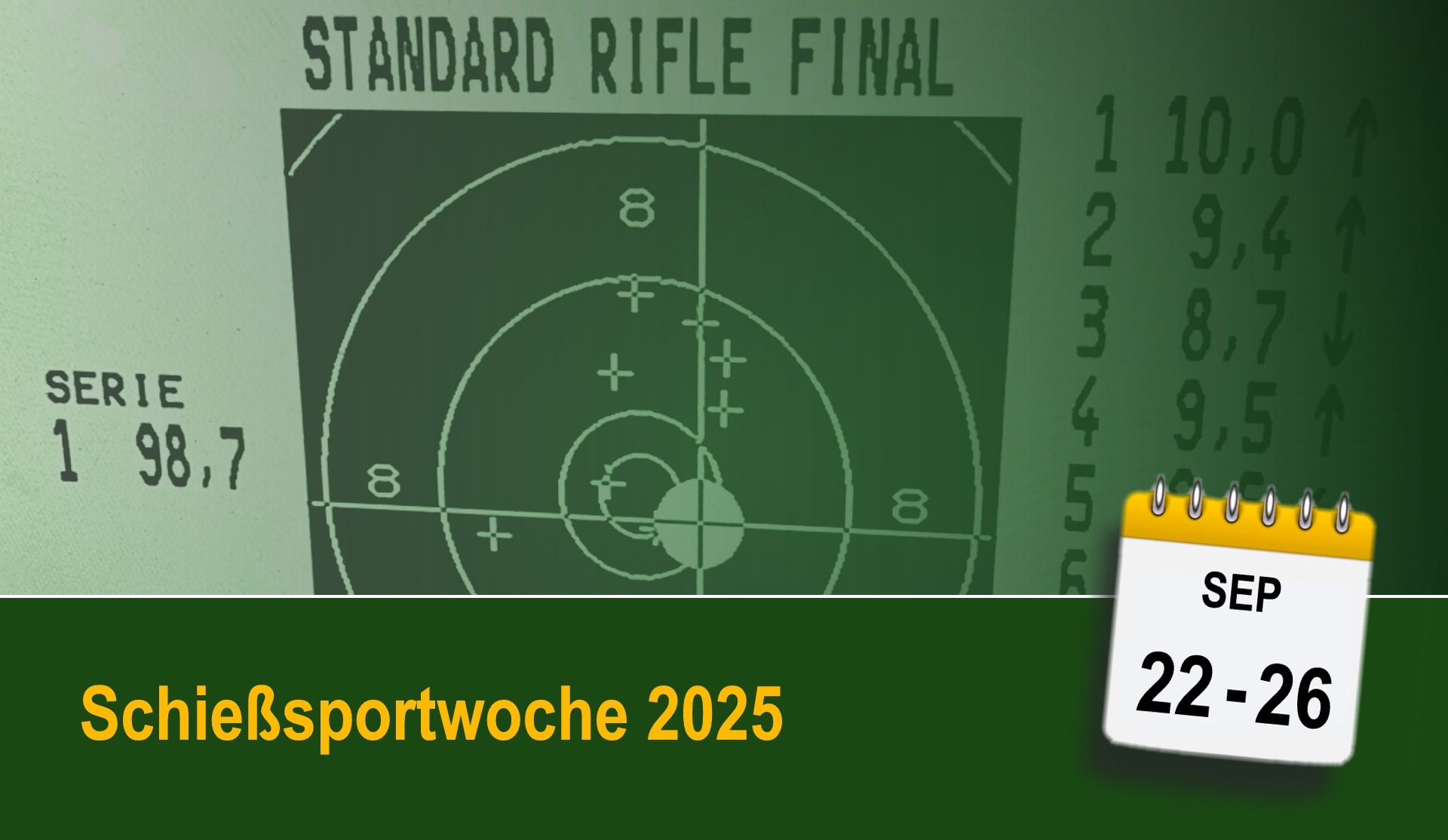 Einladung zur Schießsport-Woche 2025