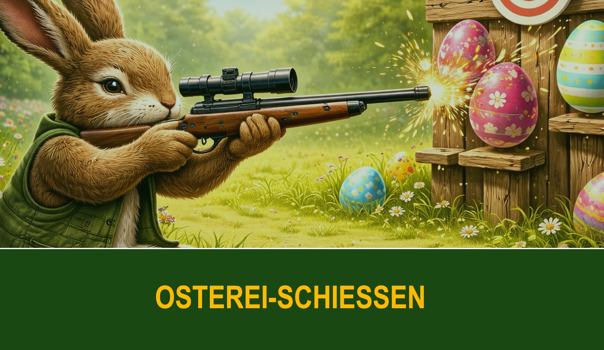 Osterei-Schießen