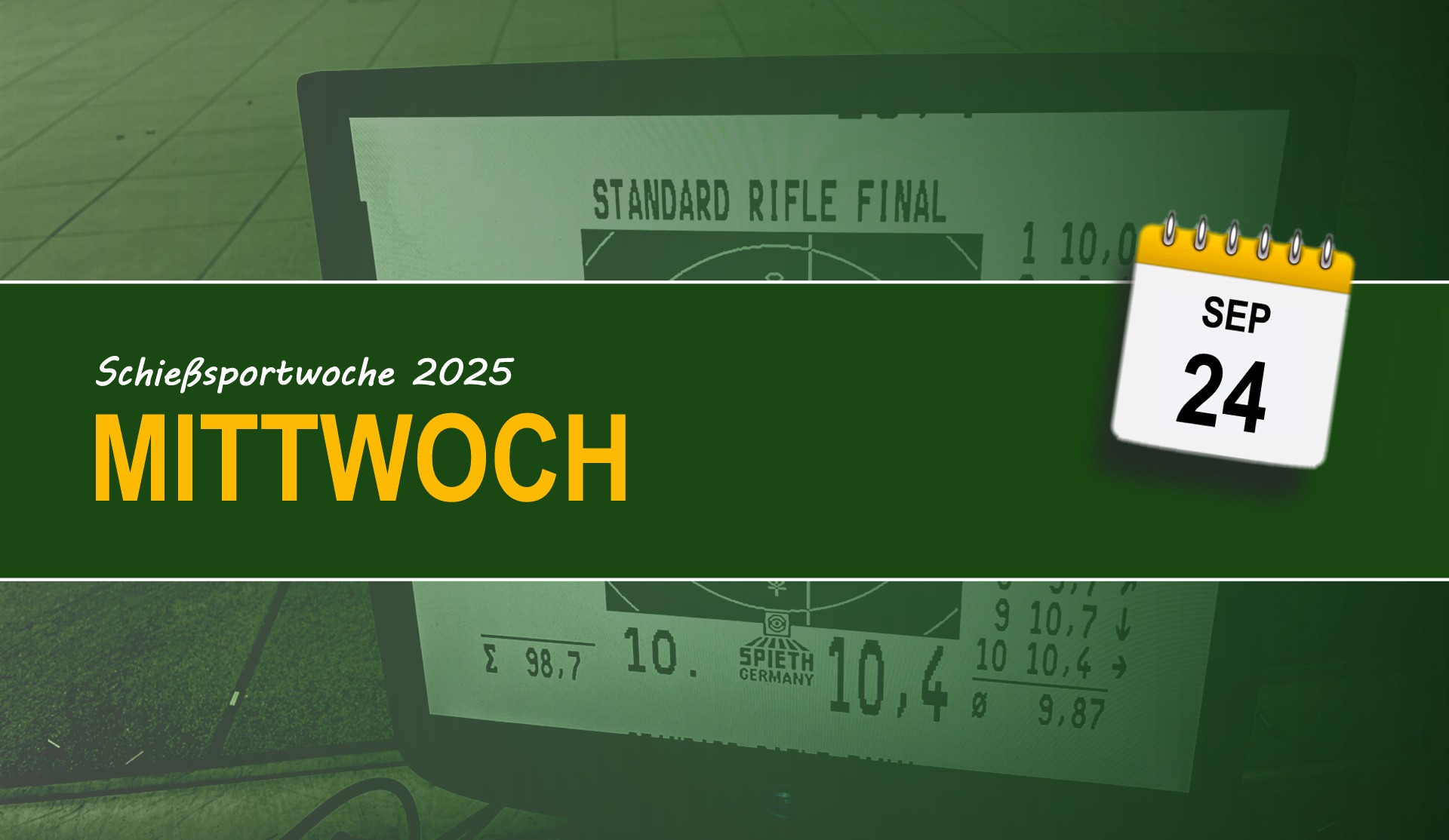 Schießsport-Woche: Mittwoch