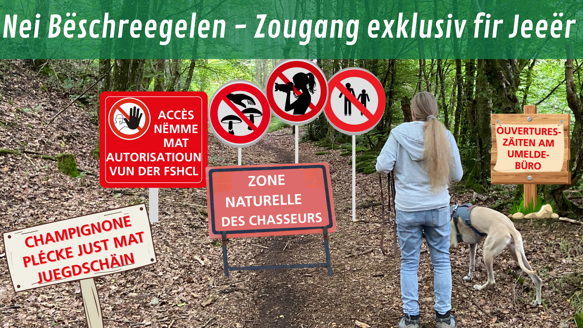 D’Jeeër iwwerhuelen d’Kontroll