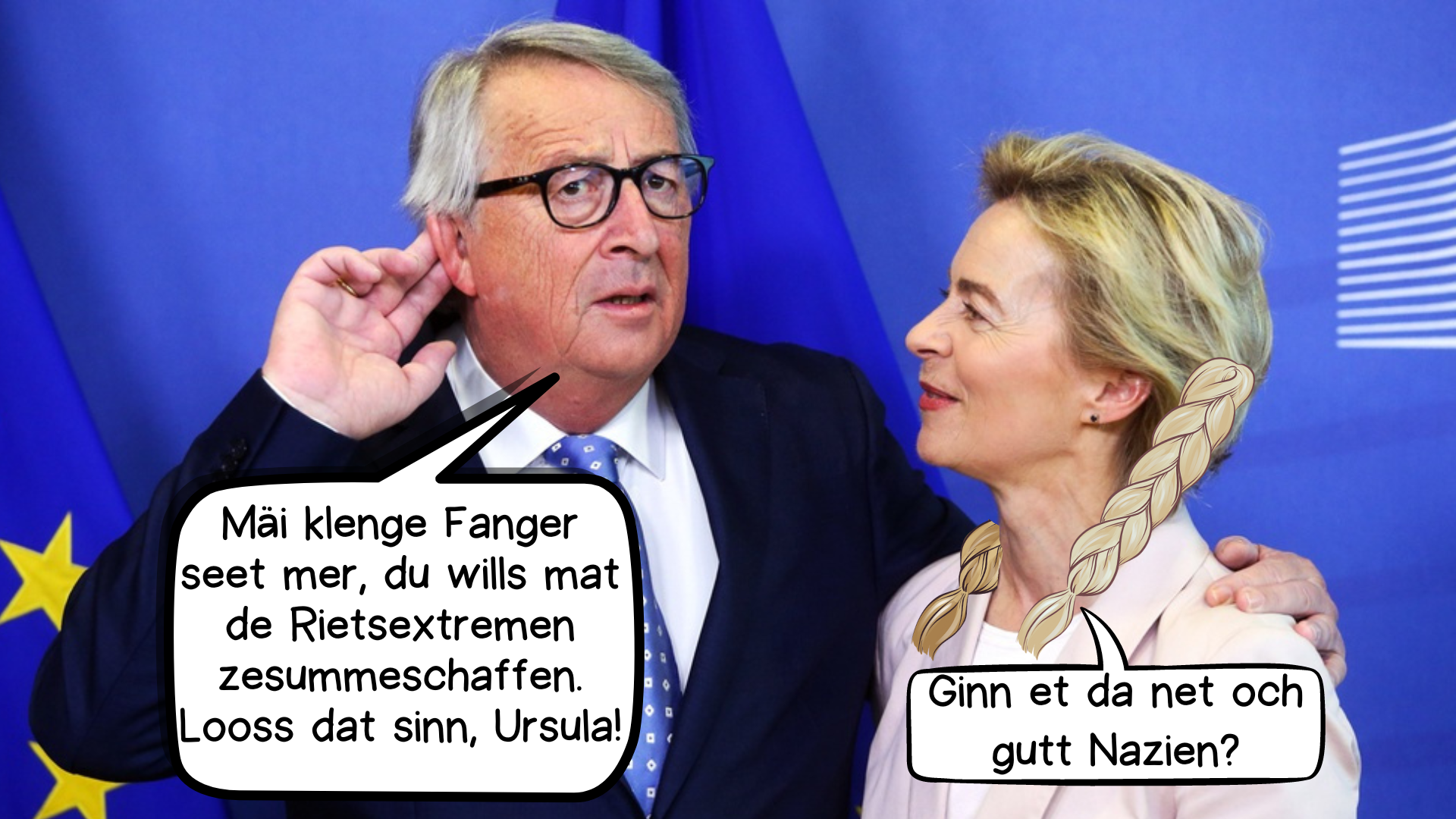 D'Ursula von der Leyen an d'Neofaschisten