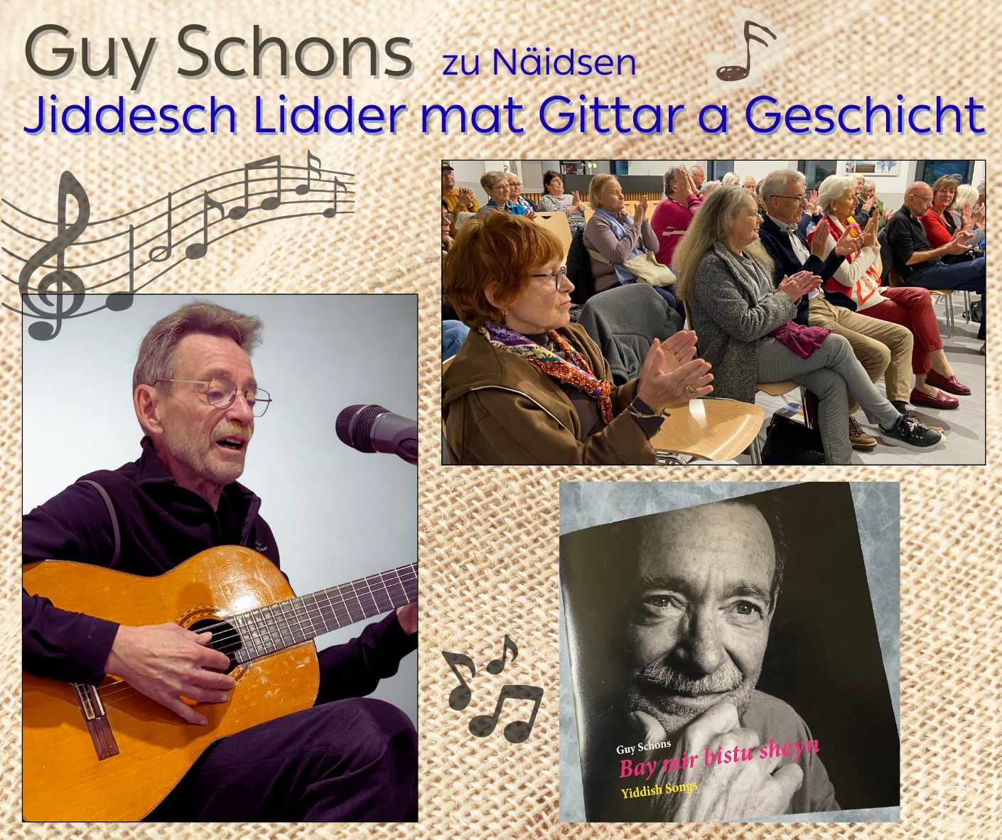 Mat Gittar, Stëmm a Geschicht