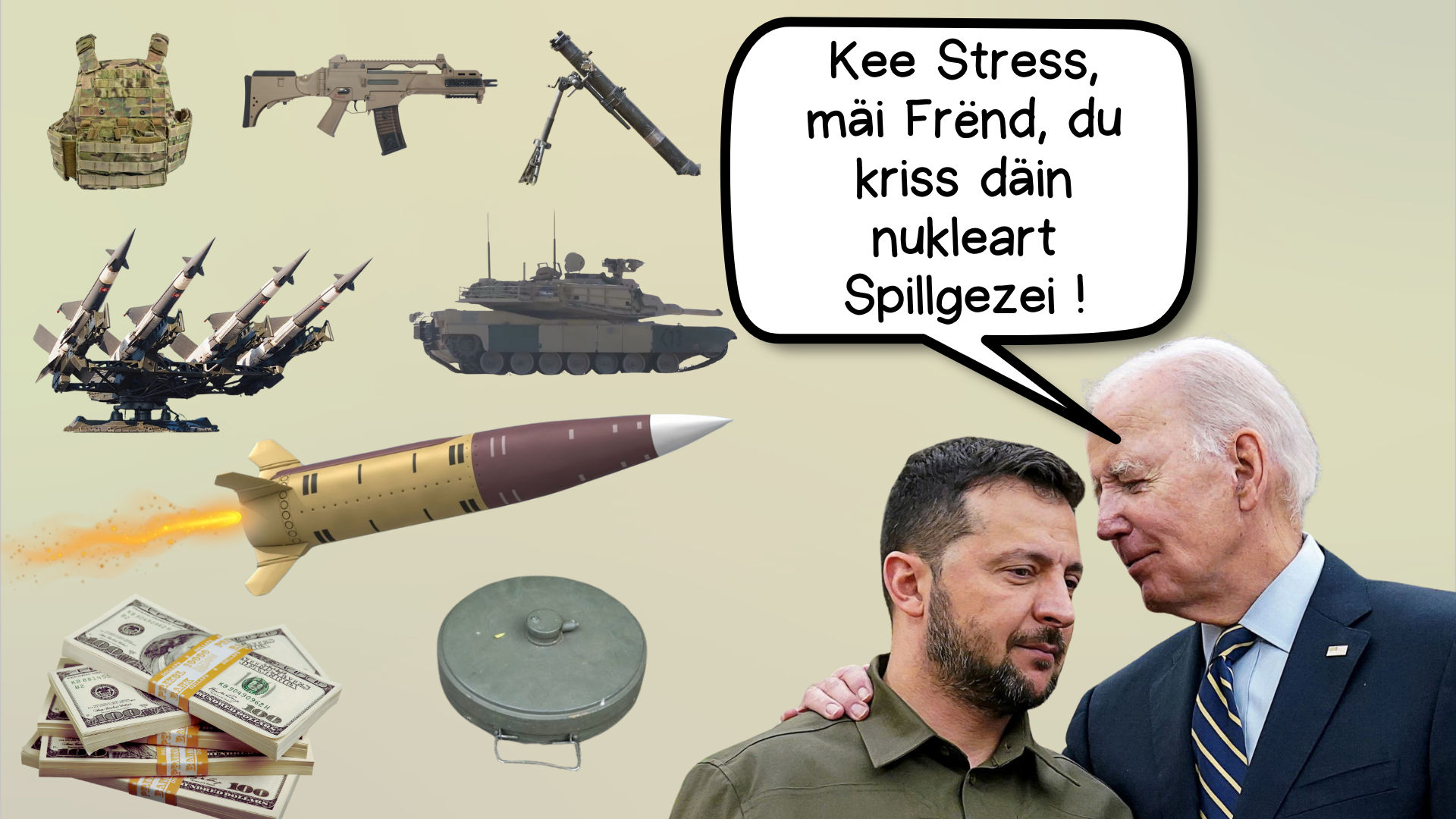 #Satir | De grousse Knall