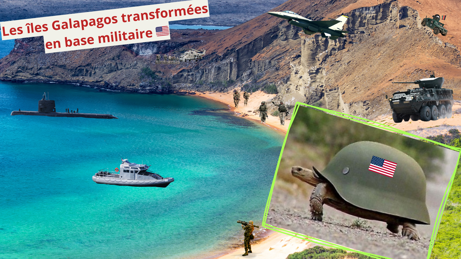 Îles Galápagos : du paradis naturel à la forteresse militaire