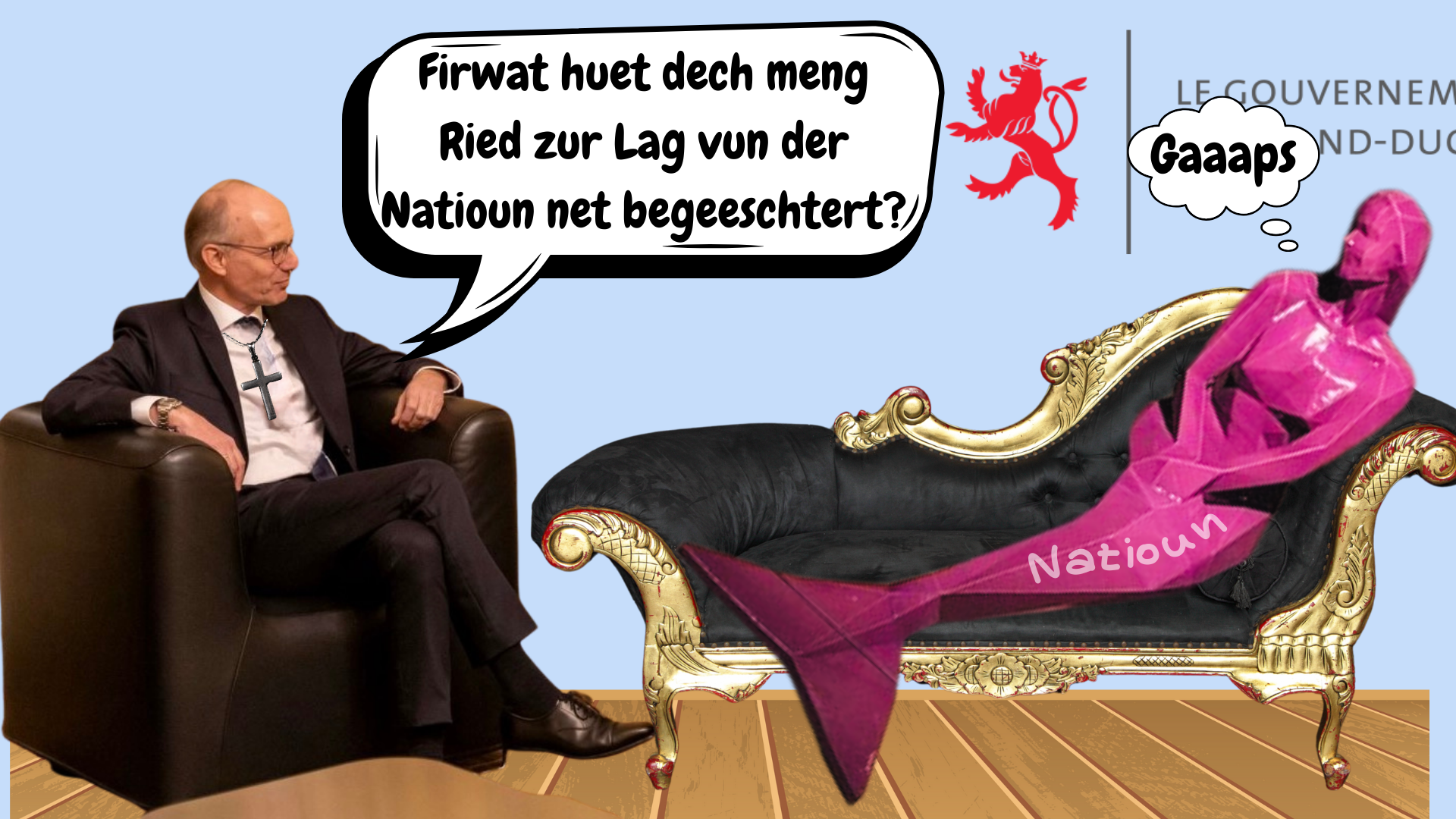 #Satir - Wouhi steiert Lëtzebuerg?