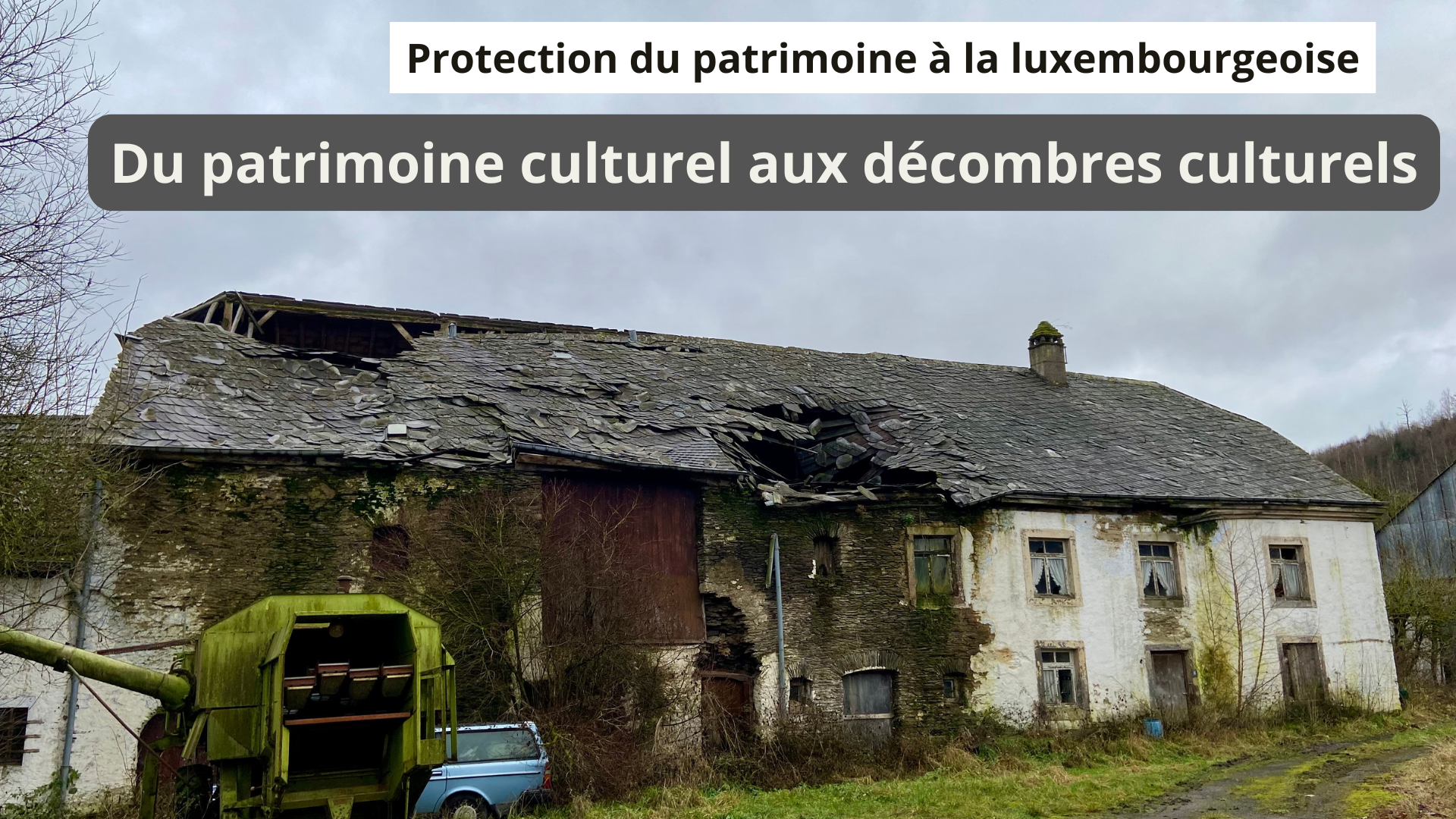 Classée monument historique et promis à la décadence
