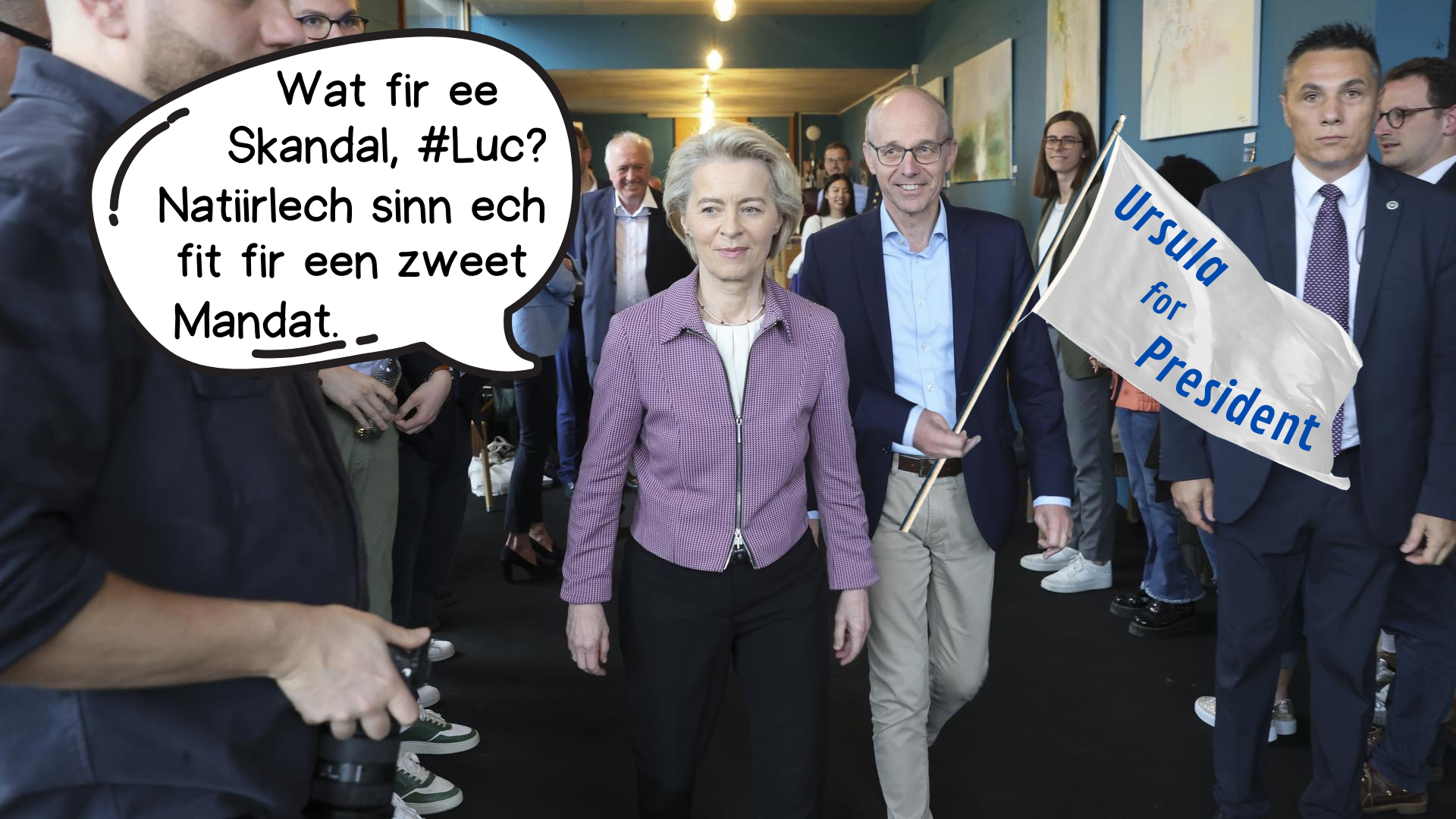 Ee groussen Dag fir d’Ursula von der Leyen