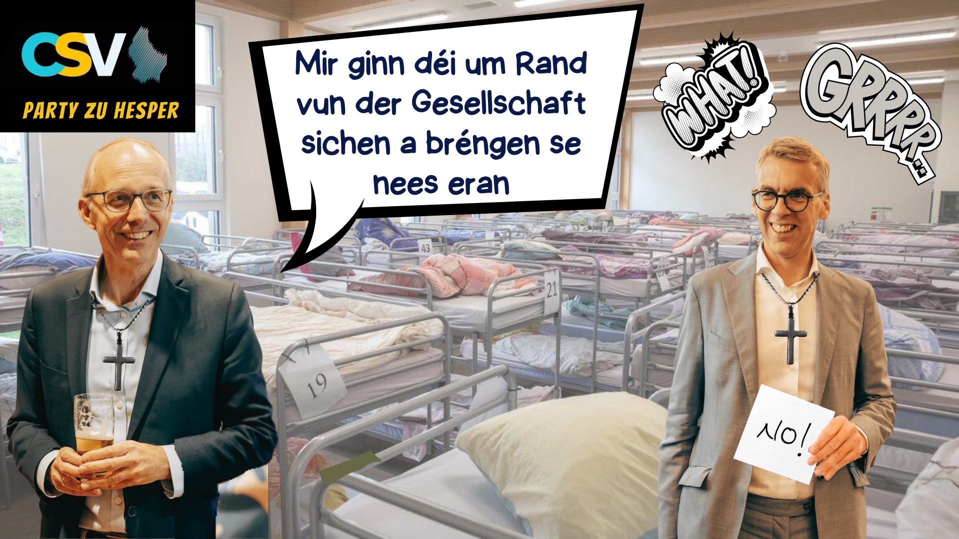 #Satir - Aarmut zu Lëtzebuerg: "Mir loosse keen am Reen stoen"