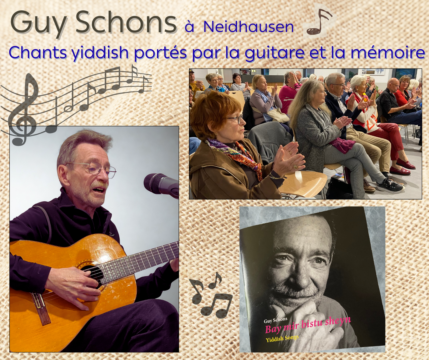 Avec guitare, voix et mémoire