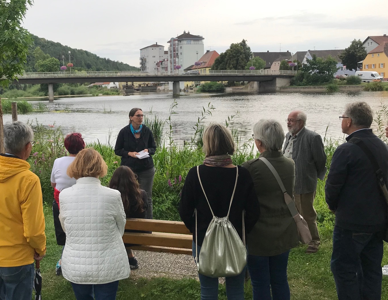 Literaturwanderung in den Naabauen, Bild: Kristina Pöschl, Lichtung Verlag