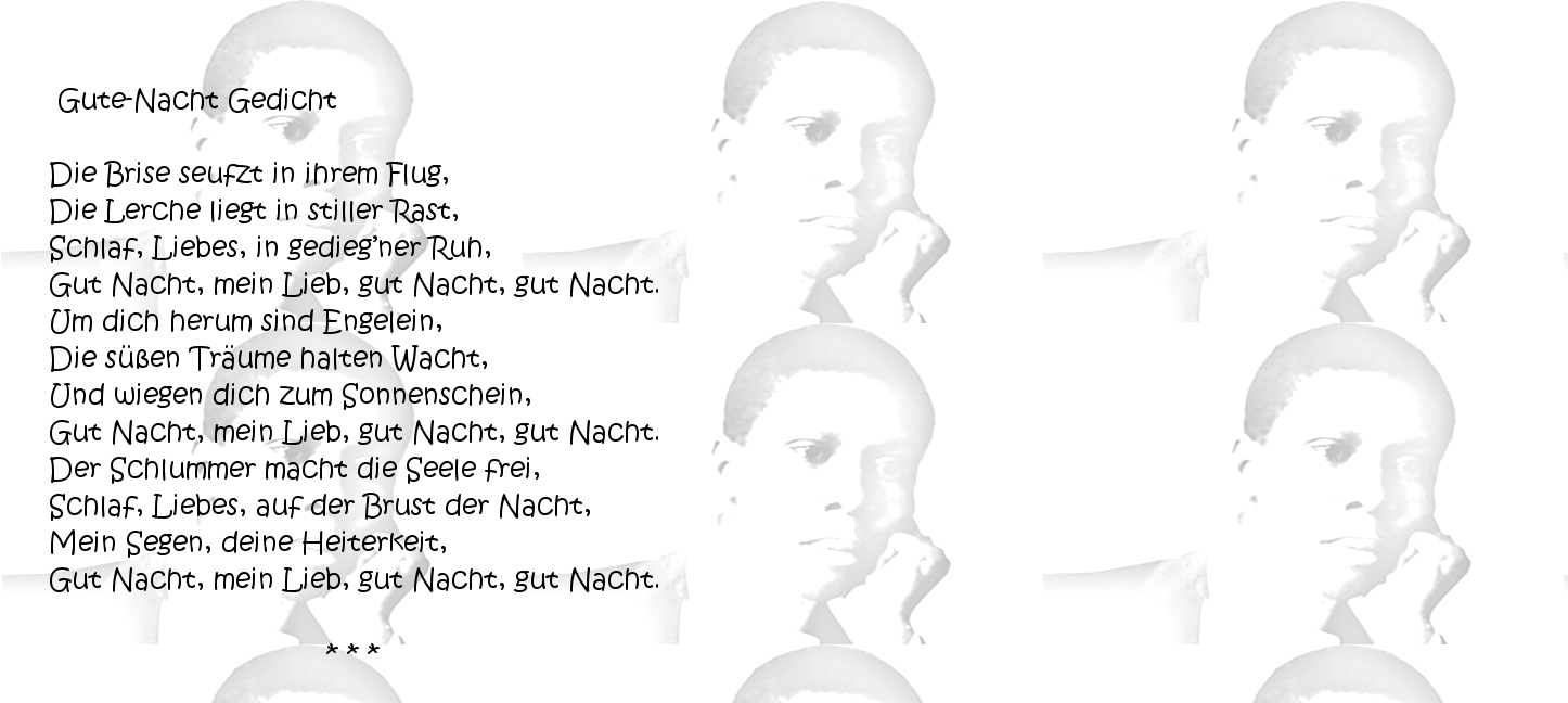 Nacht gedichte gute liebes