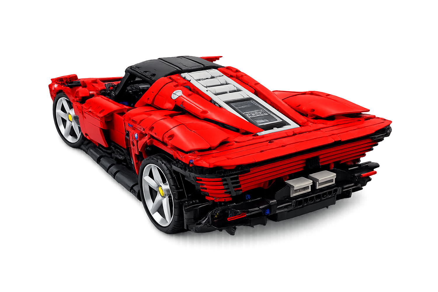 Klemmbaustein Modell im Stil des Ferrari Daytona SP3 (1:8)