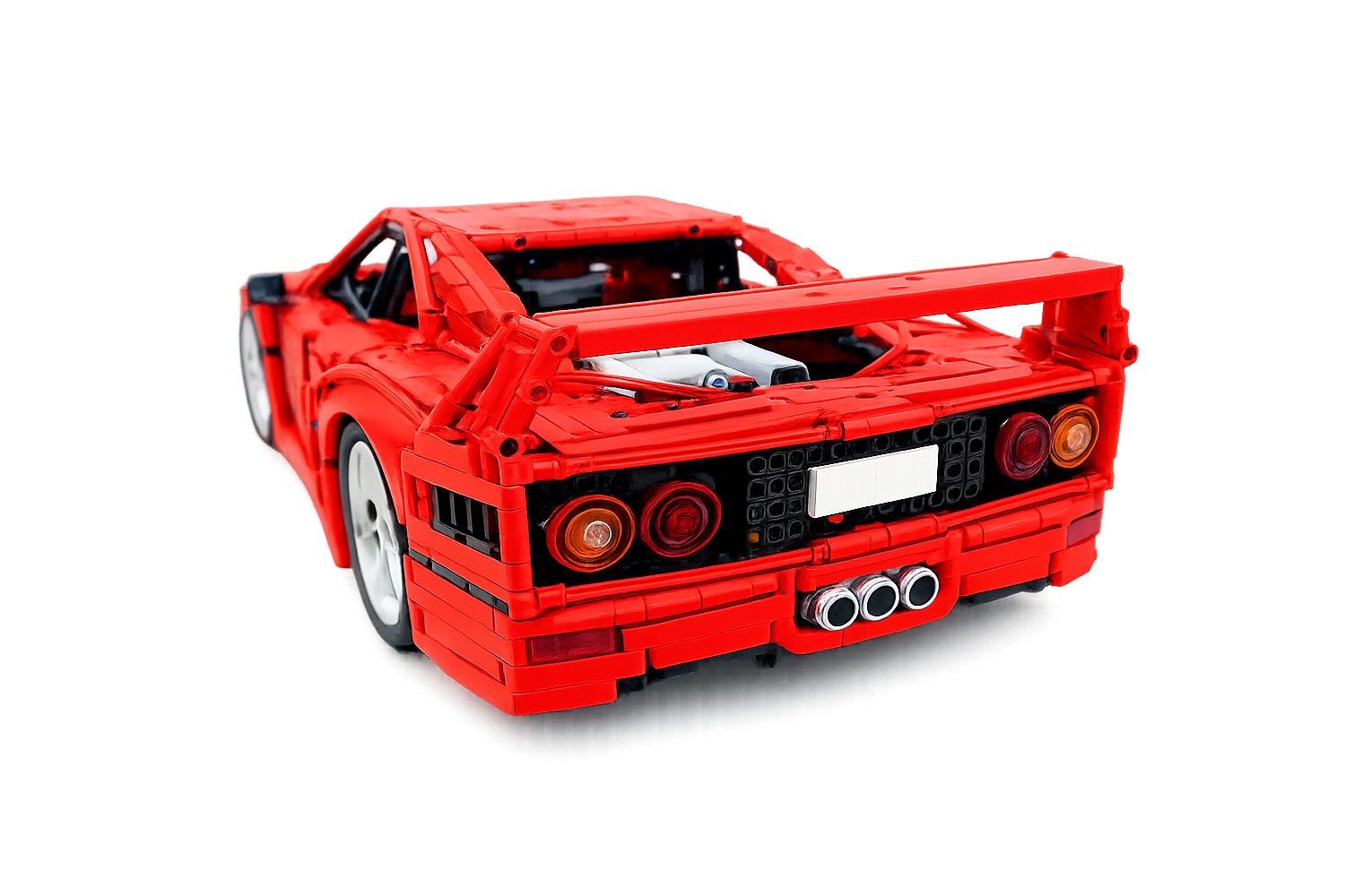 Klemmbaustein Modell im Stil des Ferrari F40 (1:8)