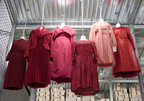 Ausstellung im Het Nieuwe Instituut in Rotterdam mit Exponaten der SWISS TEXTILE COLLECTION