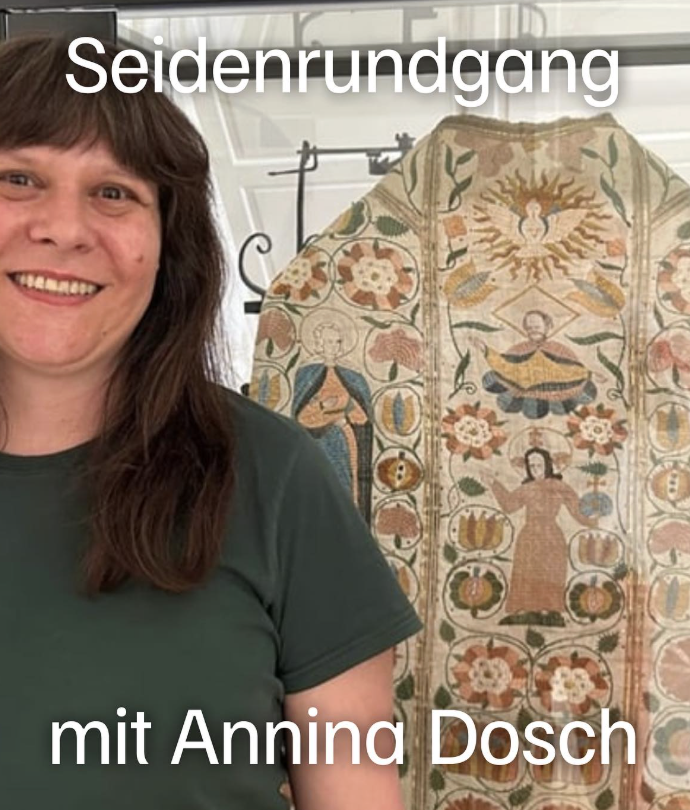 Seidenrundgang mit Annina Dosch, sowie Rosmarie Amacher
