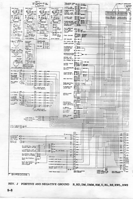 1985 MACK Truck R600 Wiring HarnessDiagram