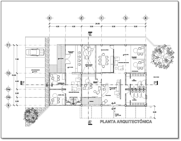 Como Se Enumeran Los Ejes En Un Plano Arquitectonico