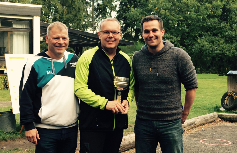 v.l. Michael Kautz, Meister Witt und Bastian Heinzel