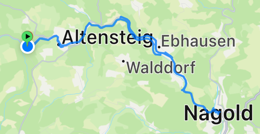 Die Tour, 36 km.