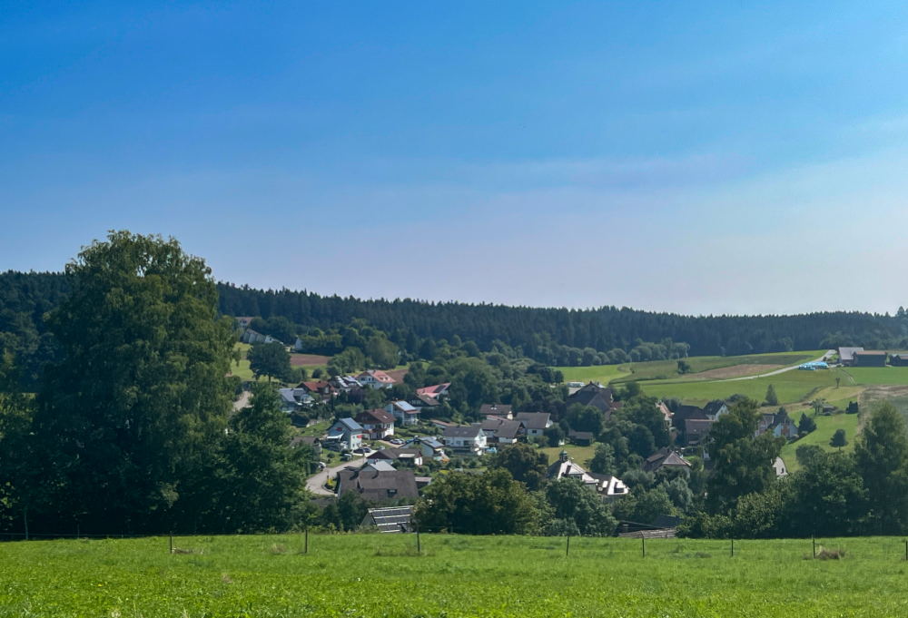 Blick auf Oberwaldach
