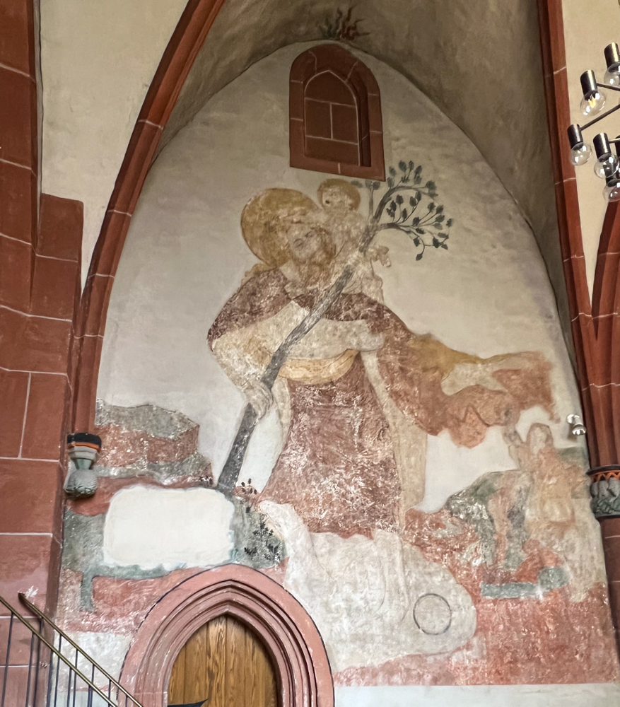 Freigelegte Freske