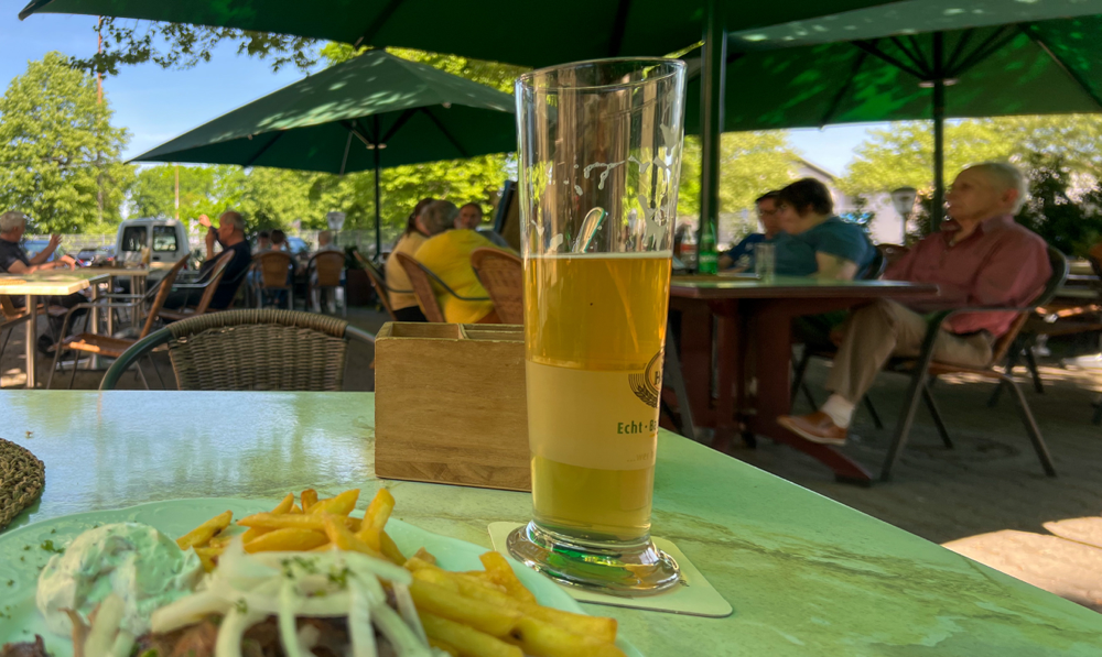Mittag beim Griechen in Kirrlach