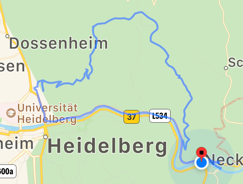 Strecke: 38 km