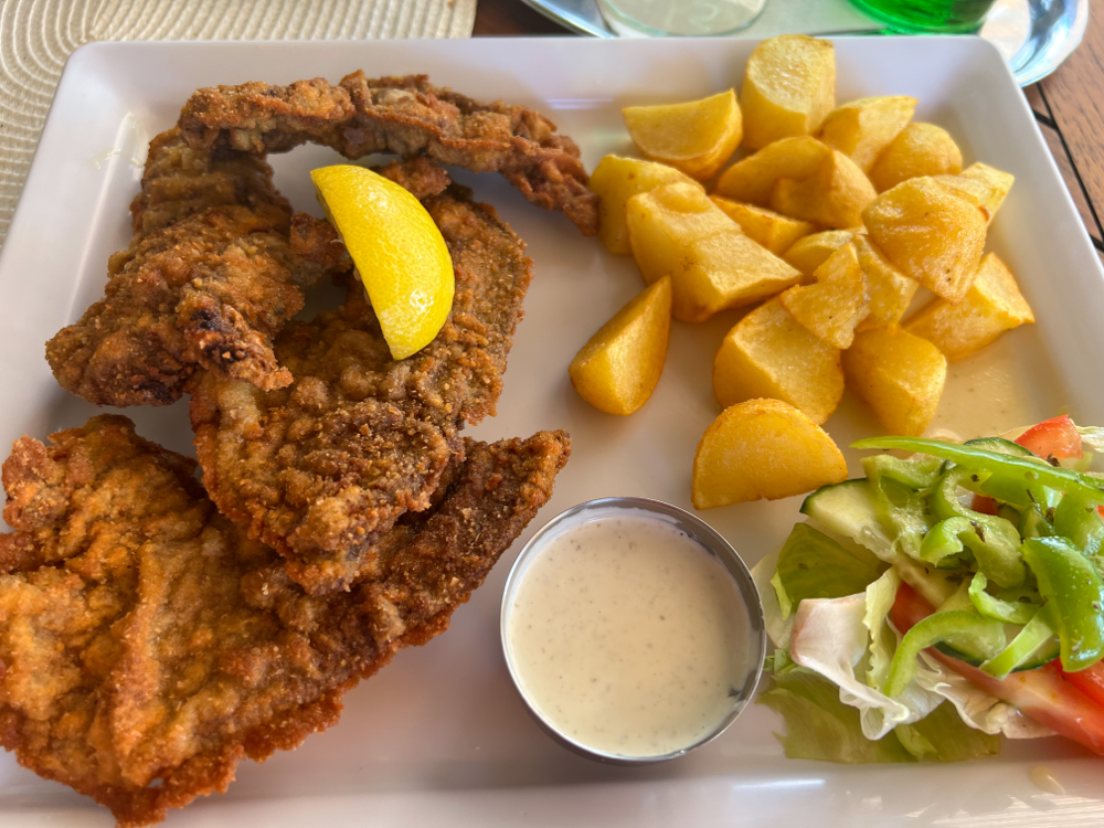 Gebackene Schweineleber