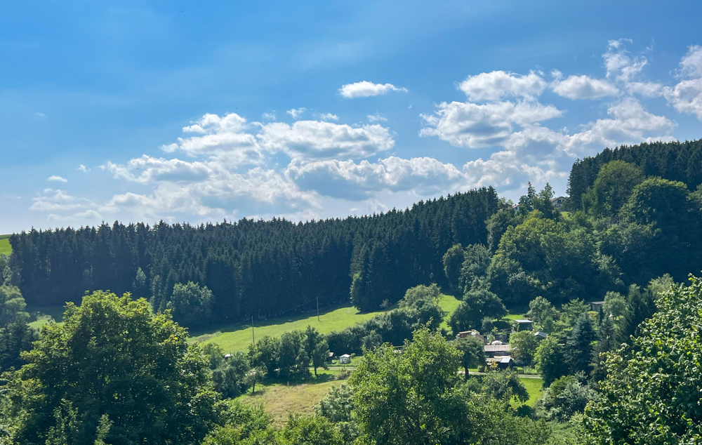 Blick vom Kirchgarten