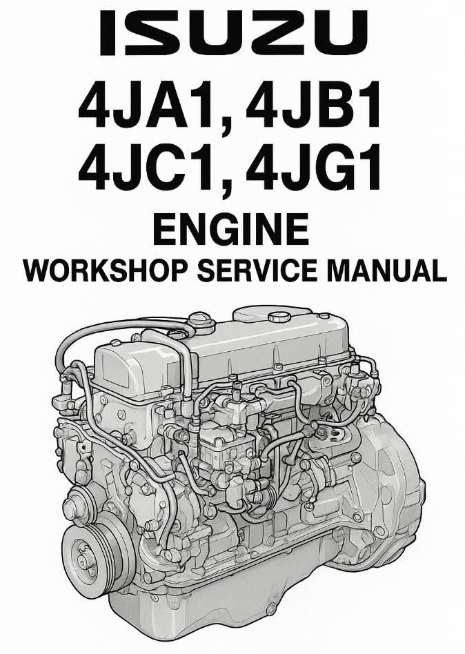 Isuzu 4JA1, 4JB1, 4JC1, 4JG1 Engine Workshop Service Manual