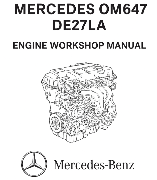 Mercedes OM647 DE27LA Engine Workshop Manual