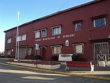 Edificio Municipalidad en Abril de 2011 antes de ser demolido.