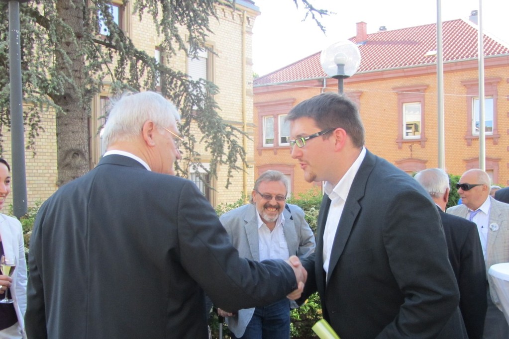 Egon Jüttner mit Alexander Manz