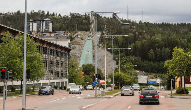 Örnsköldsvik, Sprungschanze