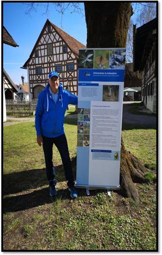 Hermann Kunze vom LBV bei einer Veranstaltung im Bauernhofmuseum. Foto: Hermann Kunze