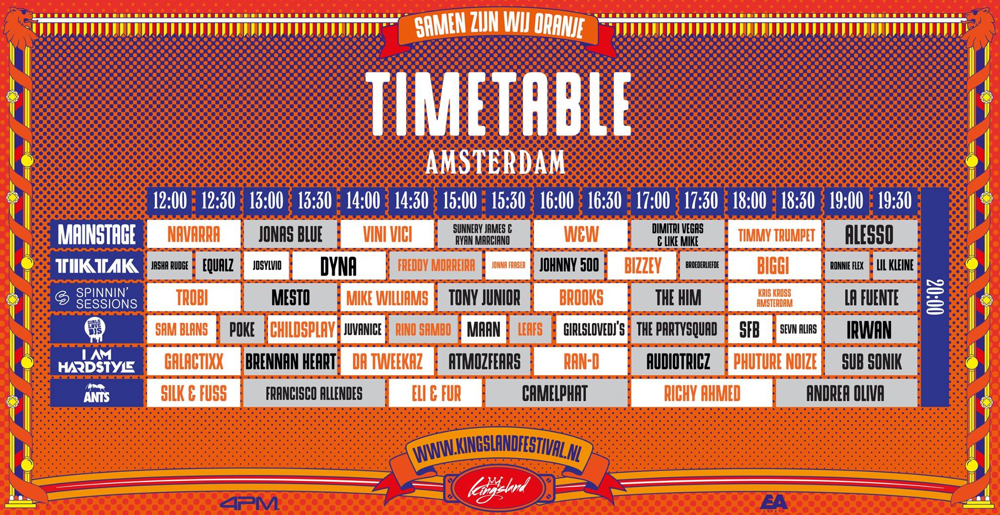 Timetable Kingsland Festival 2019 Flyingfestivalss Webseite Tickets voor kingsland 2019 zijn te koop, hieronder een overzicht. timetable kingsland festival 2019