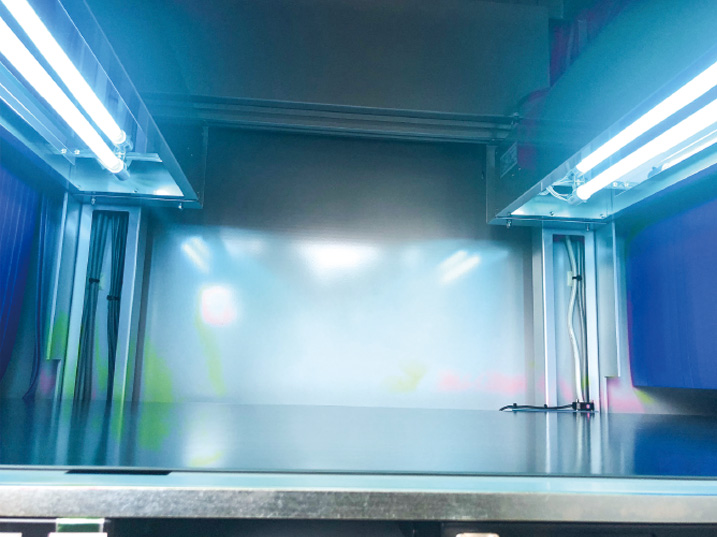 99.9％のウイルスを殺菌する機能搭載した検針装置