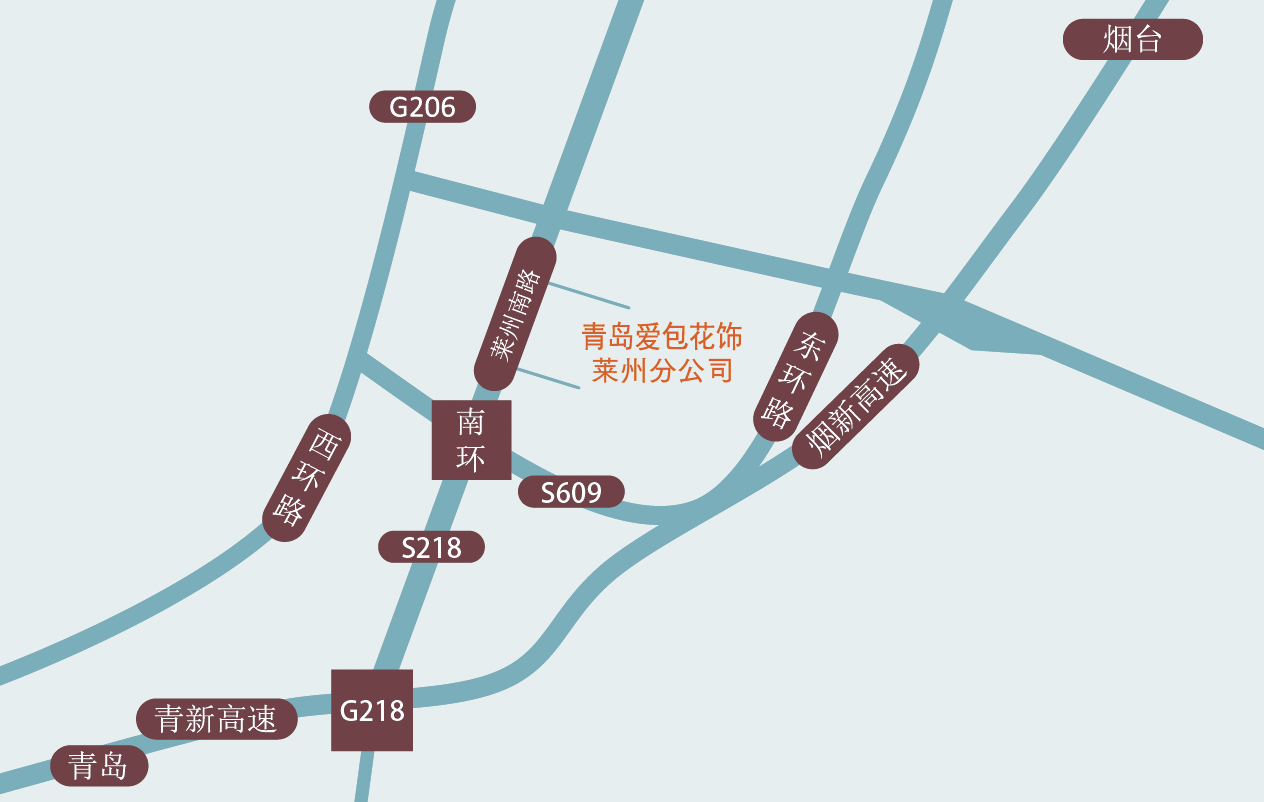 青島本工場 莱州出張所 地図