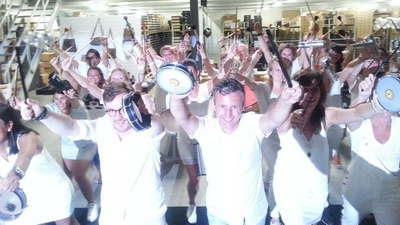 Teambuilding percussie workshop